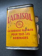 Blikje vernis Lackisol, Verzamelen, Blikken, Ophalen of Verzenden, Gebruikt