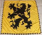 Vlag Vlaamse Leeuw 130 cm x130 cm, Ophalen of Verzenden, Zo goed als nieuw