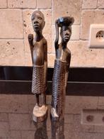 Couple africain en bois dur, Ophalen