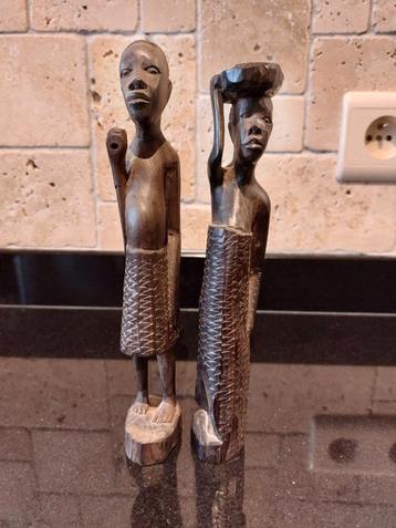 Couple africain en bois dur  beschikbaar voor biedingen