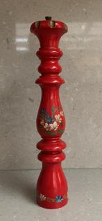 Moulin à poivre danois vintage peint à la main H 32 cm, Antiquités & Art, Antiquités | Ustensiles de cuisine, Enlèvement ou Envoi