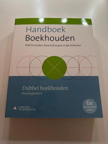 Handboek boekhouden 6e editie beschikbaar voor biedingen