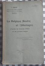 La Belgique neutre et l'Allemagne, Enlèvement, Utilisé, F.Nordin