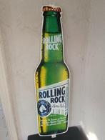Metalen reclamebord Rolling rock beer, Verzamelen, Ophalen of Verzenden