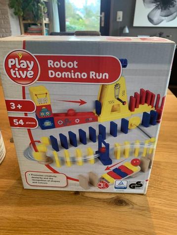 Playtive Robot Domino Run & Bloc de construction en bois