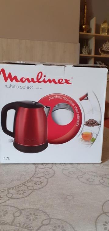 Bouilloire moulinex rouge neuf 1 7L