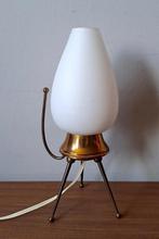 Lampe de table tripode vintage - Années 50-60, Antiquités & Art, Enlèvement ou Envoi