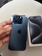 Iphone 15 pro 128gb blue titanium, Telecommunicatie, Mobiele telefoons | Apple iPhone, Ophalen, 128 GB, 89 %, Blauw