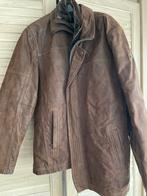 Heren jas echt leer, Enlèvement, Comme neuf, Taille 48/50 (M), Brun