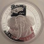 1kg zilver Somalia Elephant 2021, Timbres & Monnaies, Monnaies | Europe | Monnaies euro, Enlèvement, Argent