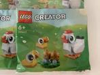 Lego creator kippen + plus bouwinstructies  6 +.Nieuw., Ophalen of Verzenden, Nieuw, Complete set, Lego