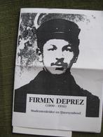 documentatie Firmin Deprez, Verzamelen, Militaria | Algemeen, Ophalen of Verzenden