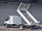 Iveco Daily 35C14 Open Laadbak met Kist Dubbellucht 3,5t Tre, Auto's, Bestelwagens en Lichte vracht, Stof, Gebruikt, Euro 6, Iveco