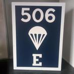 Panneau US WW2 : 506TH P.I.R - EASY COMPANY (Recto & Verso), Verzenden