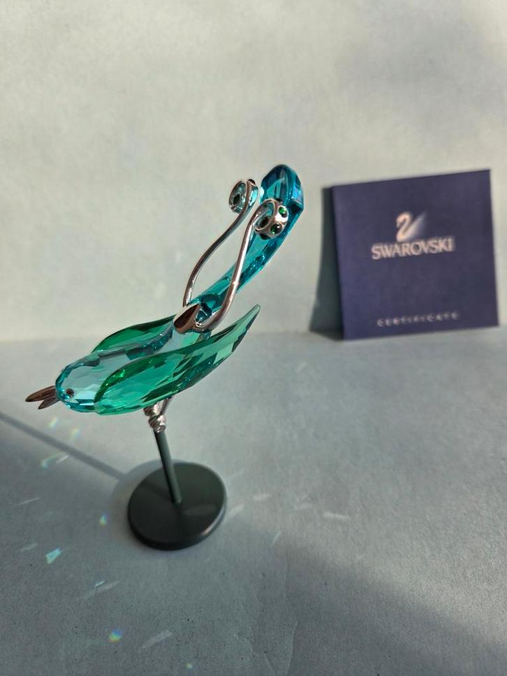 Oiseau BOALI ANTIQUE GREEN SWAROVSKI, Collections, Swarovski, Figurine, Enlèvement