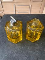 Twee Moser glas flacons - flesjes, Ophalen of Verzenden