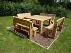 Tuinbank met of zonder rugleuning tuintafel sloophout horeca, Tuin en Terras, Verzenden, Nieuw, Hout, Bank