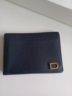 DELVAUX Vintage marineblauwe portemonnee met logo, Handtassen en Accessoires, Tassen | Schoudertassen, Verzenden, Leer