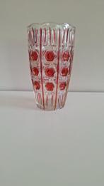 Prachtige vintage vaas,rood en wit. Made in Italy., Antiek en Kunst, Ophalen of Verzenden