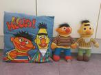 Bert & Ernie vintage poppen en kussen Henson ´80, Verzamelen, Film en Tv, Gebruikt, Ophalen of Verzenden