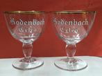 Set van 2 oude Rodenbach bierglazen, Verzamelen, Glas en Drinkglazen, Ophalen of Verzenden, Zo goed als nieuw