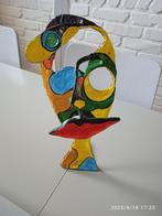 Originele sculptuur eigentijds art deco-hoofd, Ophalen of Verzenden