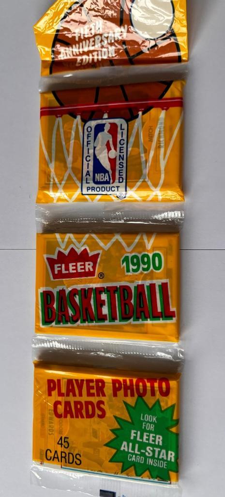 Fleer basketbal kaartjes / Factory sealed, Verzamelen, Overige Verzamelen, Nieuw, Ophalen of Verzenden