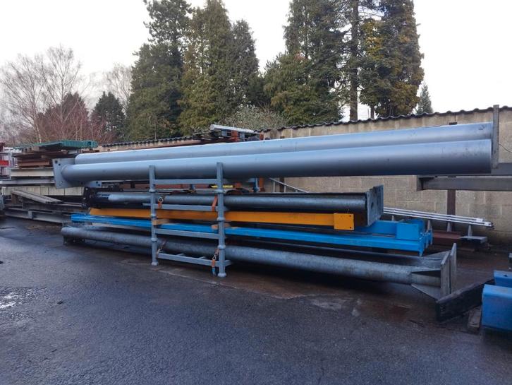 Poteaux métalliques - colonnes - panneau d'affichage, Bricolage & Construction, Métaux, Utilisé, Fer, Enlèvement