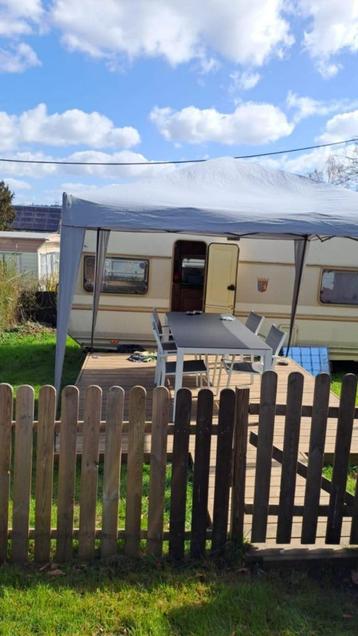 Caravane Tabbert sur parcelle à Theux. beschikbaar voor biedingen
