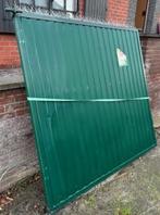 dubbel ijzeren hek compleet met palen, Ophalen, Gebruikt, IJzer, Overige typen