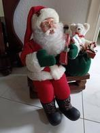 Holiday creations bewegende kerstman met beer., Ophalen, Zo goed als nieuw