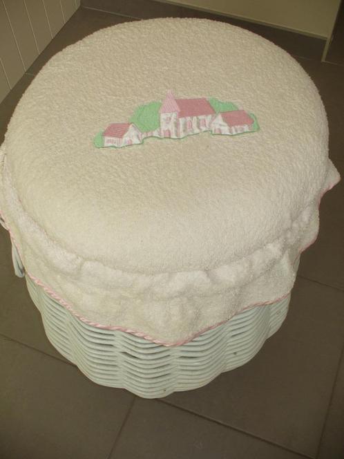 Linnnen mand, Huis en Inrichting, Woonaccessoires | Schalen en Manden, Mand, Ophalen