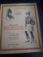armée belge Juin 1930 Grande fête militaire rétrospective, Collections, Objets militaires | Général, Enlèvement ou Envoi