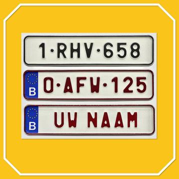 Kentekenplaat 17x4cm beschikbaar voor biedingen