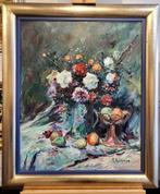 Philippe Andrianne, stilleven met bloemen en fruit, Ophalen