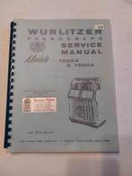 Service Manual Wurlitzer 1500A 1550A, Ophalen of Verzenden, Zo goed als nieuw, 1950 tot 1960, Wurlitzer