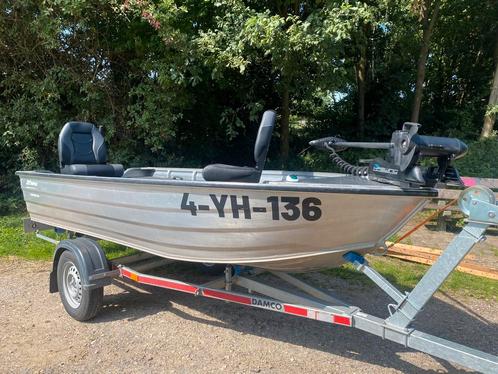 Kimple 370 aluminium visboot, Watersport en Boten, Vis- en Consoleboten, Aluminium, Ophalen