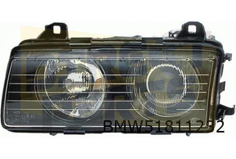 BMW 3-serie (-10/94) koplampglas Rechts (voor Hella koplampe, Auto-onderdelen, Verlichting, BMW, Nieuw, Verzenden