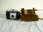 Agfa Isola I fotocamera in leren hoes, Ophalen of Verzenden, 1940 tot 1960, Fototoestel