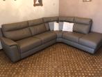 Lederen hoeklounge met tweepersoonsbed, Calia Italia, Huis en Inrichting, Ophalen, 250 tot 300 cm, Hoekbank, Nieuw
