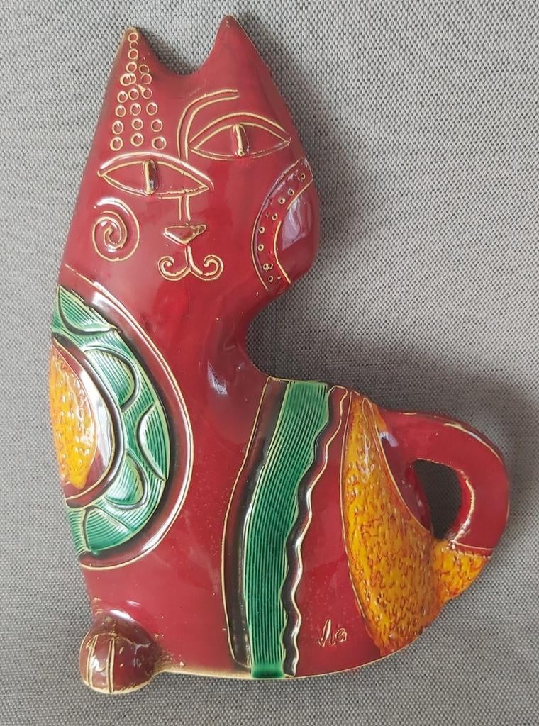 Le chat 30 cm, Antiquités & Art, Antiquités | Céramique & Poterie, Enlèvement ou Envoi