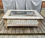 Teaken salontafel, Huis en Inrichting, Ophalen, Gebruikt, 100 tot 150 cm, Teakhout