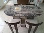 granieten tafel, Ophalen, 50 tot 100 cm, Zo goed als nieuw, Vijf personen of meer