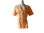 (26)- veste femme t.38 orangée, Ophalen of Verzenden, Zo goed als nieuw, Maat 38/40 (M), Oranje