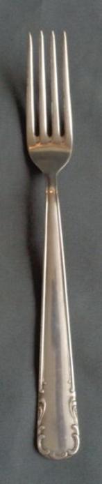 DDR SAM 90 verzilverde tafelvork 20,8cm vork versilbert Gabe, Gebruikt, Ophalen of Verzenden