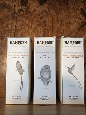 Série d'oiseaux endémiques Hampden Trelawny – 3 pièces