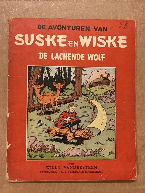 Suske en Wiske - Nr. 17 - De Lachende Wolf - 1955, Boeken, Stripverhalen, Gelezen, Eén stripboek, Ophalen of Verzenden
