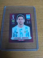 Lionel Messi Panini sticker WK Qatar Oryx edition, Ophalen of Verzenden, Zo goed als nieuw, Sticker