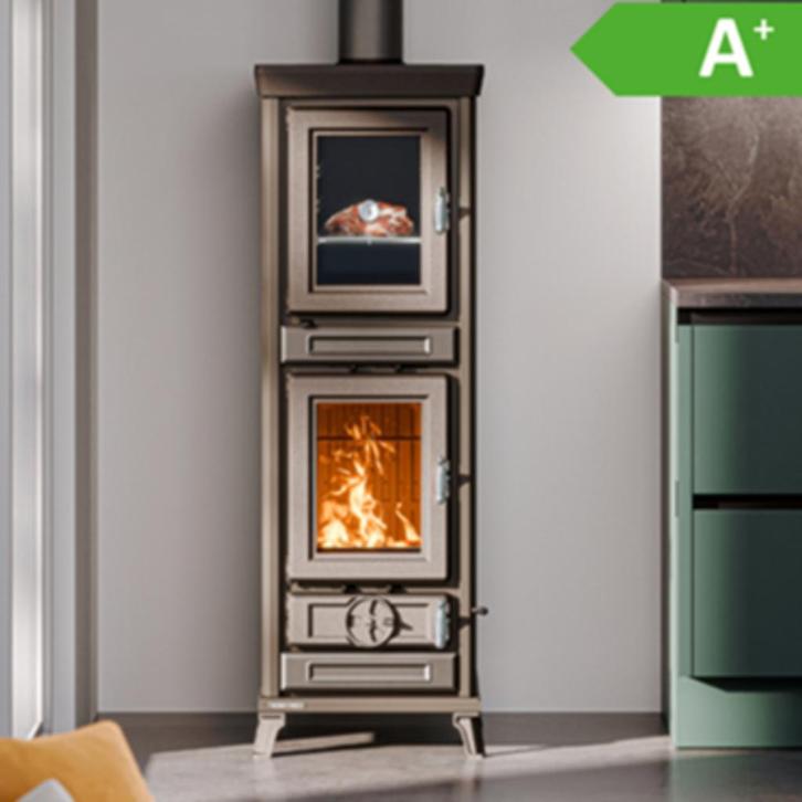 Poêle à bois en fonte avec four Agnese Evo Easy, Electroménager, Fours, Neuf, Autoportant, 60 cm ou plus, 45 à 60 cm, Enlèvement ou Envoi