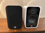 Q-Acoustics 5010 satijn wit  (plankmodel) Bookshelfmaand, Enlèvement ou Envoi, Neuf, 60 à 120 watts, Autres marques